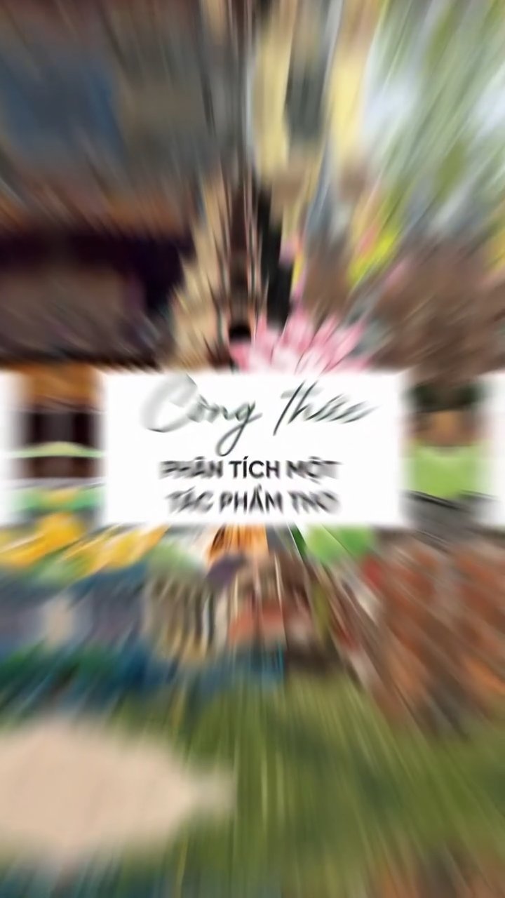 Ảnh minh họa cho ⭕️ Công thức phân tích 1 tác phẩm thơ!!!