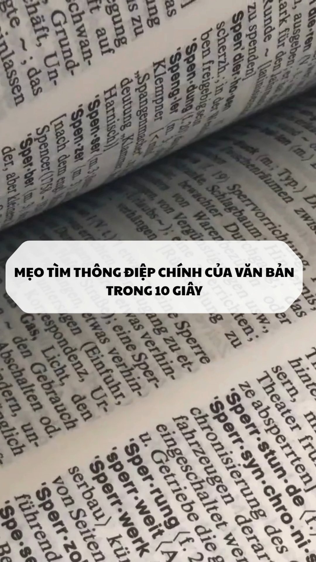 Ảnh minh họa cho MẸO TÌM THÔNG ĐIỆP CHÍNH CỦA VĂN BẢN TRONG 10 GIÂY
