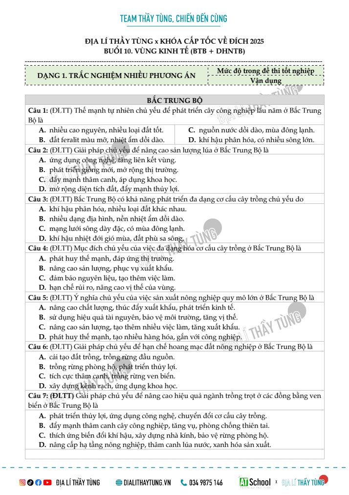 Ảnh minh họa cho BÀI TẬP BỔ TRỢ