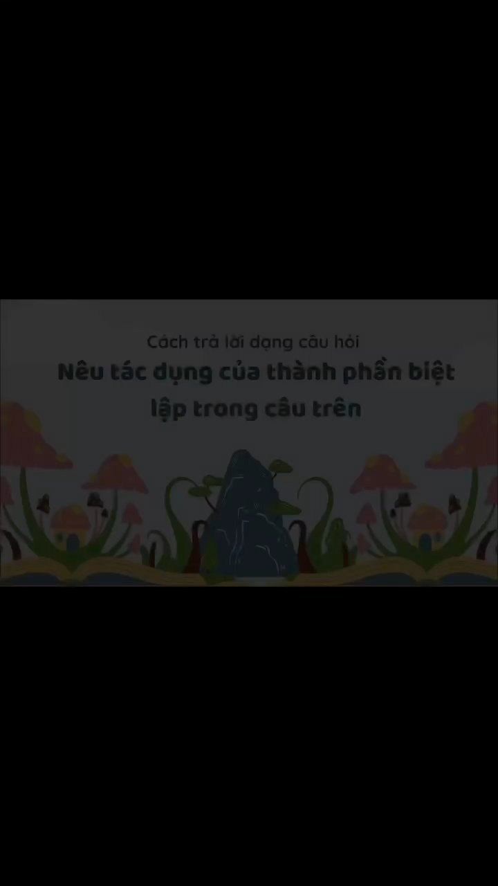 Ảnh minh họa cho BÀI 1: CÁC THÀNH PHẦN BIỆT LẬP