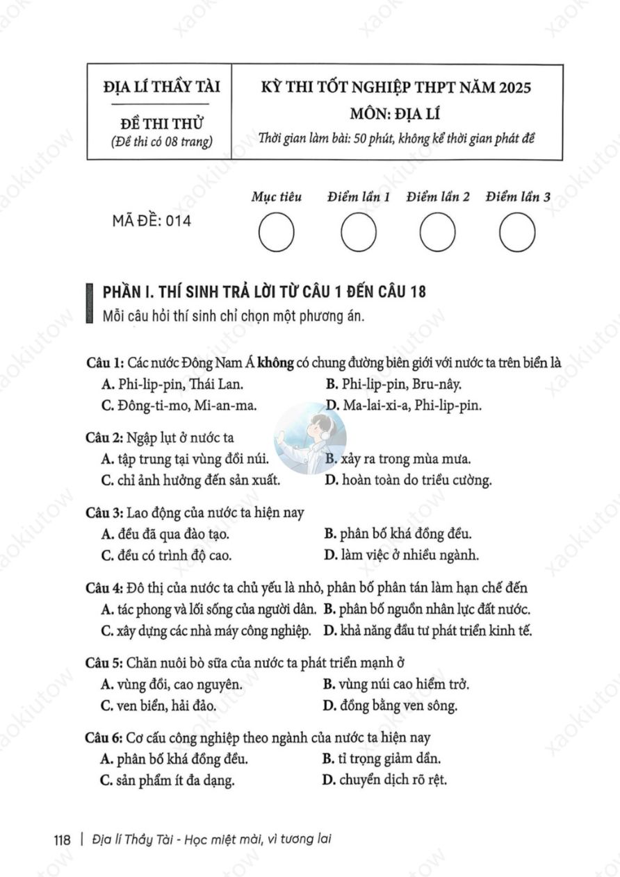 Ảnh minh họa cho LUYỆN THI ĐỊA THPT