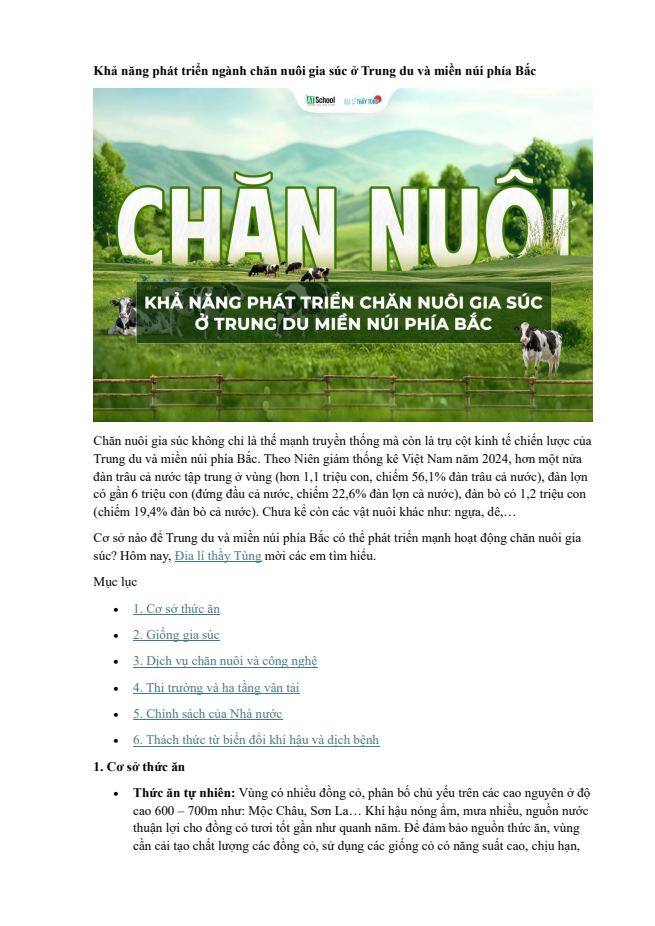 Ảnh minh họa cho kha-nang-phat-trien-nganh-chan-nuoi-gia-suc-o-trung-du-va-mien-nui-phia-bac