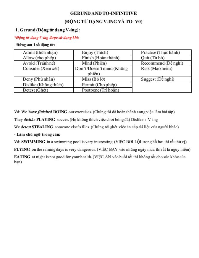 Ảnh minh họa cho Gerund-and-to-infinitive
