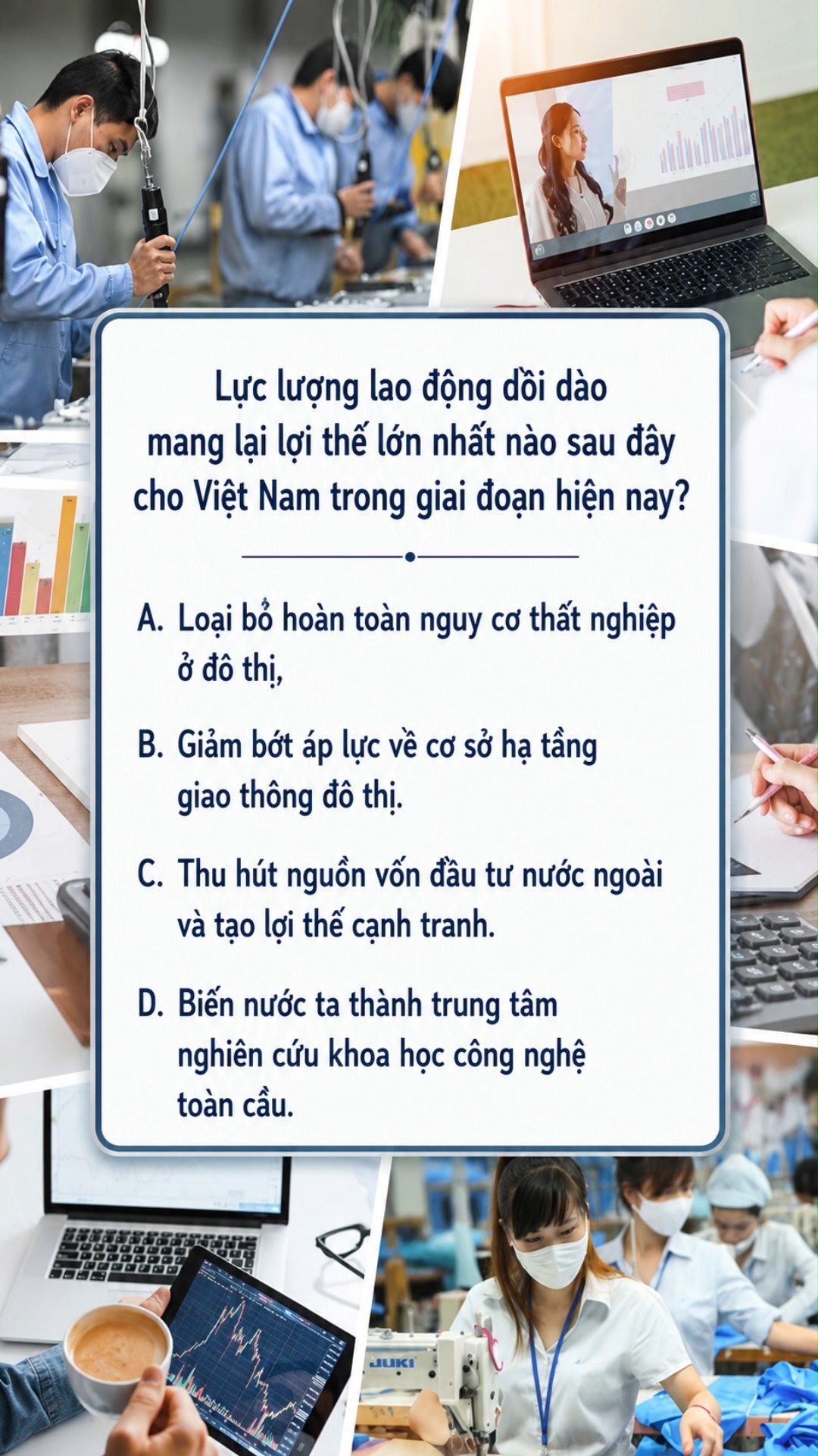 Ảnh minh họa cho CĐ2 - BÀI 7 – PHẦN 1: LAO ĐỘNG VÀ VIỆC LÀM