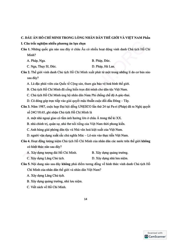 Ảnh minh họa cho CÂU HỎI TRẮC NGHIỆM THEO CHỦ ĐỀ