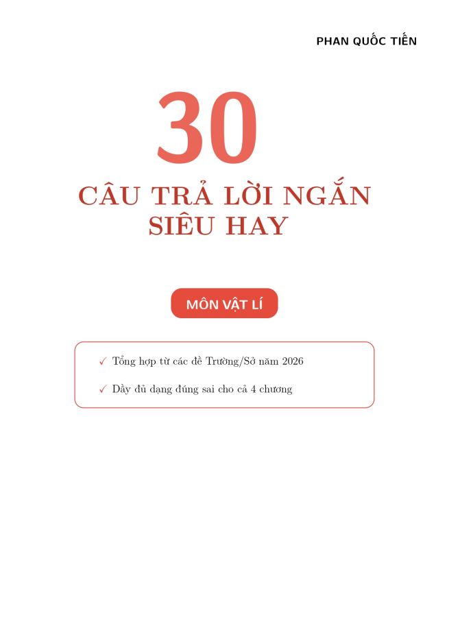 Ảnh minh họa cho 30-bai-tra-loi-ngan-vat-ly-2026