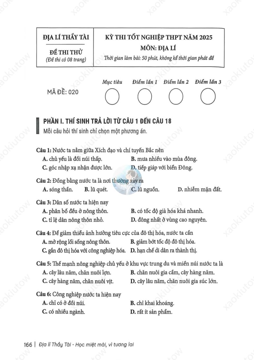 Ảnh minh họa cho LUYỆN THI ĐỊA THPT