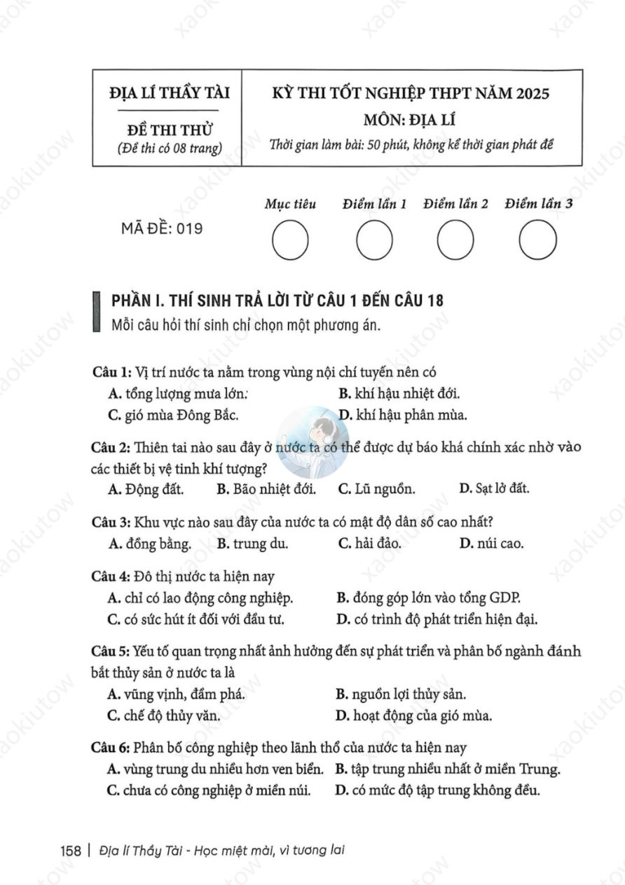 Ảnh minh họa cho Luyện Thi Địa THPT