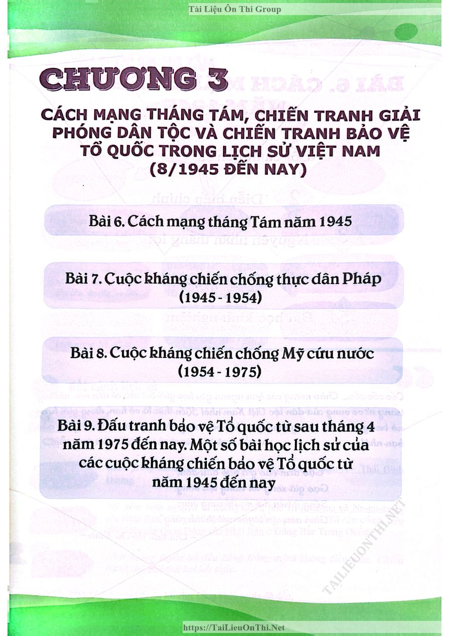Ảnh minh họa cho Làm chủ kiến thức trọng tâm môn lịch sử THPTQG