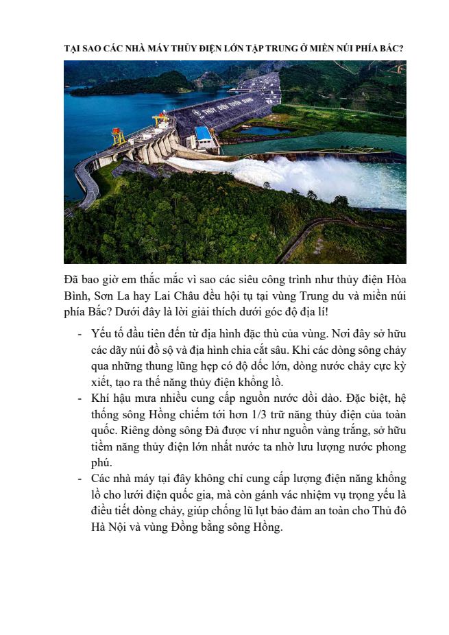 Ảnh minh họa cho tai-sao-cac-nha-may-thuy-dien-lon-tap-trung-o-mien-nui-phia-bac