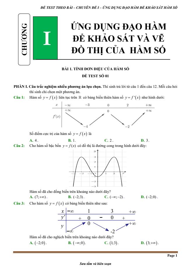 Ảnh minh họa cho de-kiem-tra-theo-bai-hoc-chu-de-ung-dung-dao-ham-de-khao-sat-va-ve-do-thi-ham-so-1