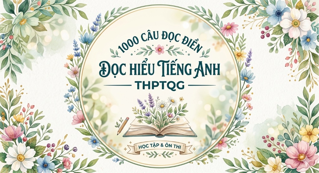 1000 Câu Đọc Điền-Đọc Hiểu Tiếng Anh THPTQG