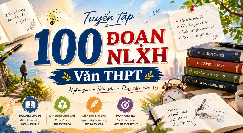 Tuyển tập 100 đoạn NL Văn THPT
